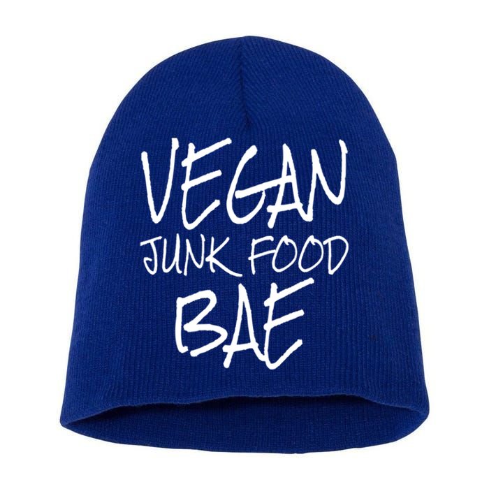 Vegan Themed Herbivore Veganism Funny Plant Based Diet Meaningful Gift Short Acrylic Beanie