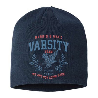 Varsity Team Harris Walz 2024 Election Kamala Tim Waltz Sustainable Beanie