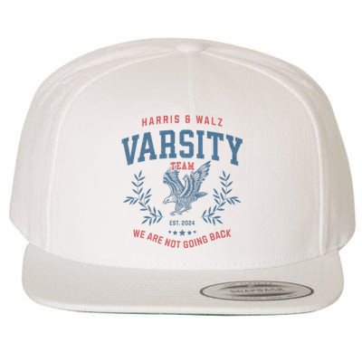 Varsity Team Harris Walz 2024 Election Kamala Tim Waltz Wool Snapback Cap