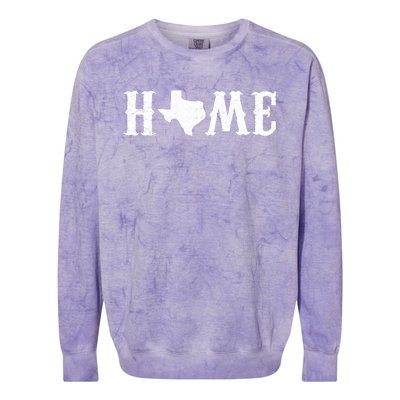 Vintage Texas Home Logo Colorblast Crewneck Sweatshirt