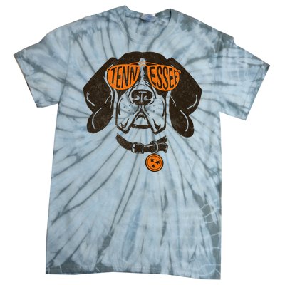 Vintage Tennessee Hound Native Home Rocky Top State Pride Tie-Dye T-Shirt