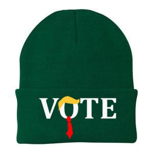 Vote Trump Hair Tie Knit Cap Winter Beanie