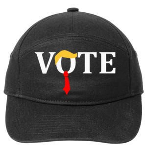 Vote Trump Hair Tie 7-Panel Snapback Hat