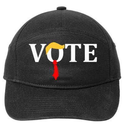 Vote Trump Hair Tie 7-Panel Snapback Hat