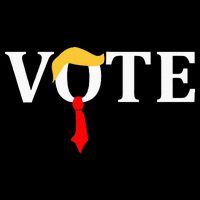 Vote Trump Hair Tie Poster