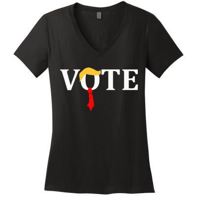 Vote Trump Hair Tie Women's V-Neck T-Shirt