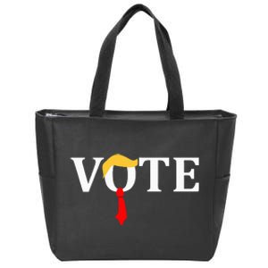 Vote Trump Hair Tie Zip Tote Bag