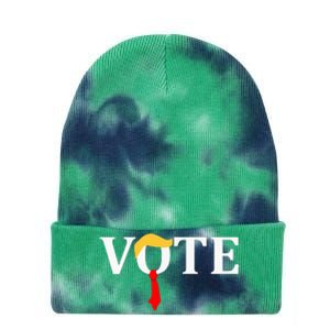 Vote Trump Hair Tie Tie Dye 12in Knit Beanie