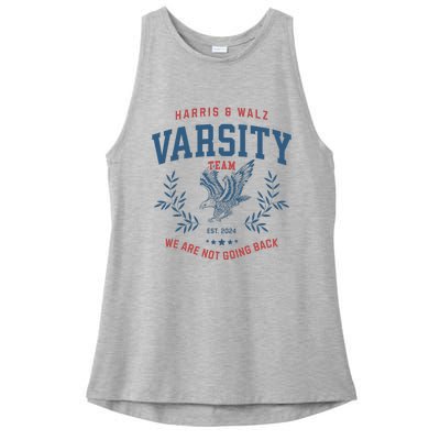 Varsity Team Harris Walz 2024 Election Art Ladies PosiCharge Tri-Blend Wicking Tank