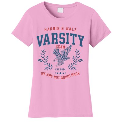 Varsity Team Harris Walz 2024 Election Art Women's T-Shirt