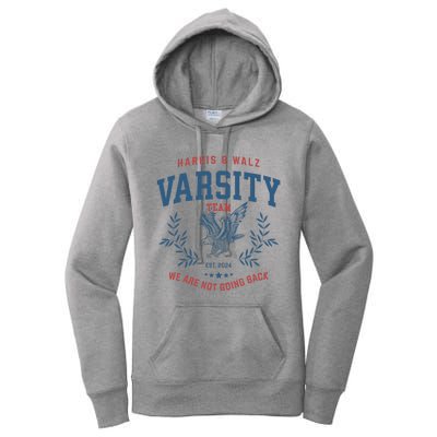 Varsity Team Harris Walz 2024 Election Art Women's Pullover Hoodie