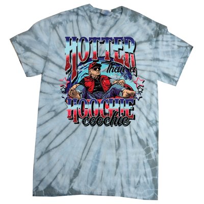 Viral Trump Hotter Than A Hoochie Coochie Donald Trump Summer Vibe Tie-Dye T-Shirt