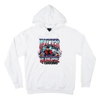 Viral Trump Hotter Than A Hoochie Coochie Donald Trump Summer Vibe Hoodie