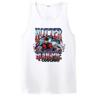 Viral Trump Hotter Than A Hoochie Coochie Donald Trump Summer Vibe PosiCharge Competitor Tank