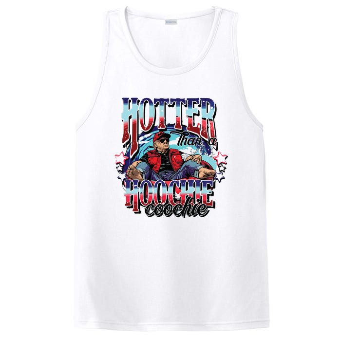 Viral Trump Hotter Than A Hoochie Coochie Donald Trump Summer Vibe PosiCharge Competitor Tank