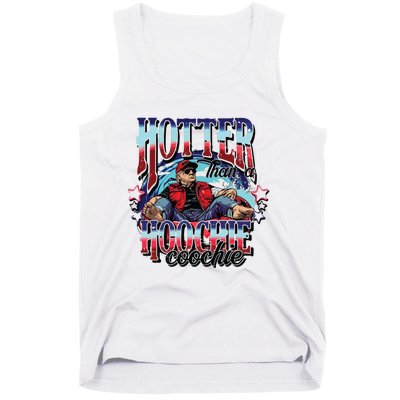 Viral Trump Hotter Than A Hoochie Coochie Donald Trump Summer Vibe Tank Top