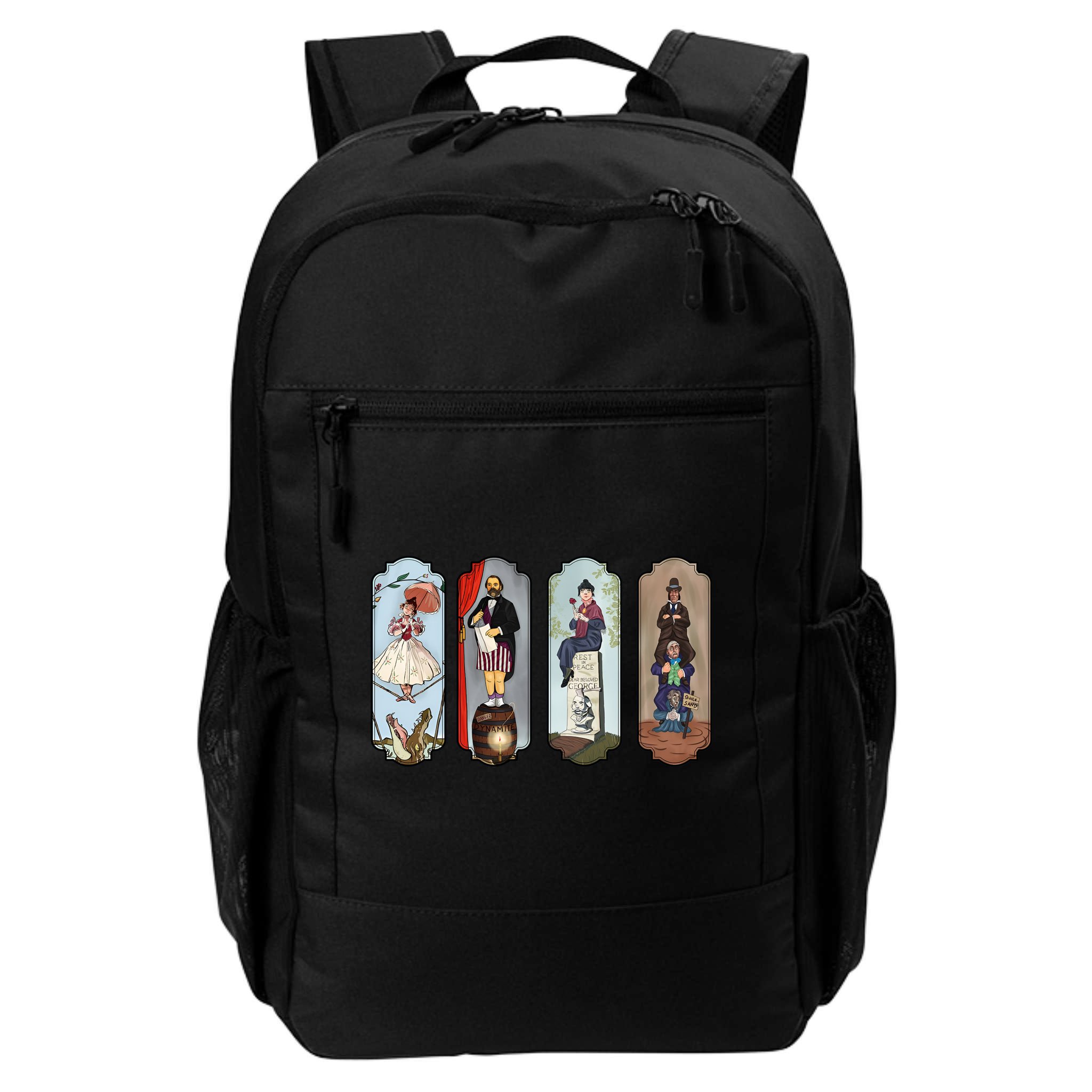Vintage The Haunted Mansion Halloween For Fan Lover Backpack