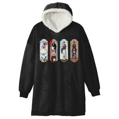 Vintage The Haunted Mansion Halloween For Fan Lover Hooded Wearable Blanket