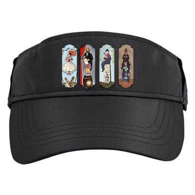 Vintage The Haunted Mansion Halloween For Fan Lover Adult Drive Performance Visor