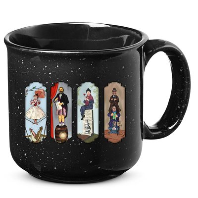 Vintage The Haunted Mansion Halloween For Fan Lover 15oz Campfire Ceramic Mug