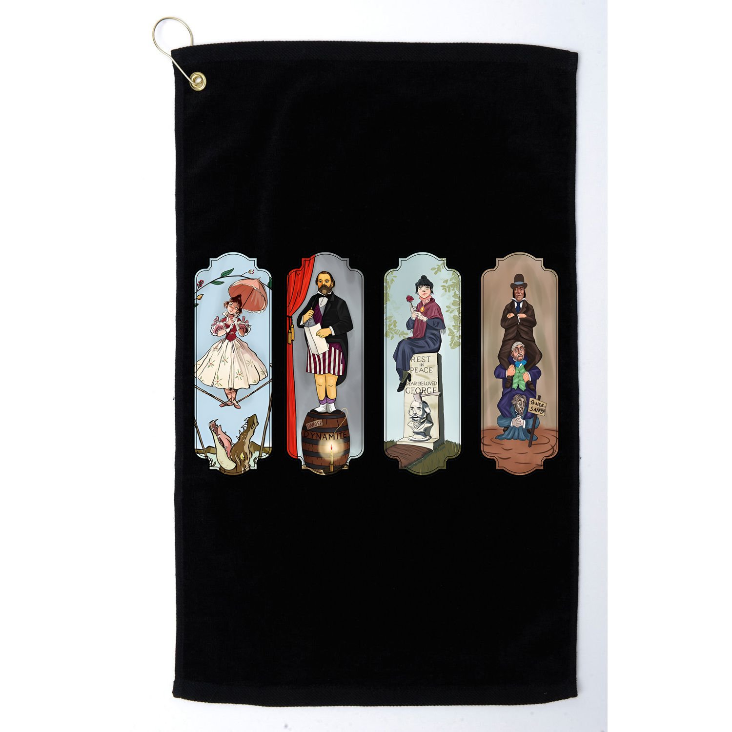 Vintage The Haunted Mansion Halloween For Fan Lover Golf Towel