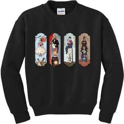 Vintage The Haunted Mansion Halloween For Fan Lover Kids Sweatshirt
