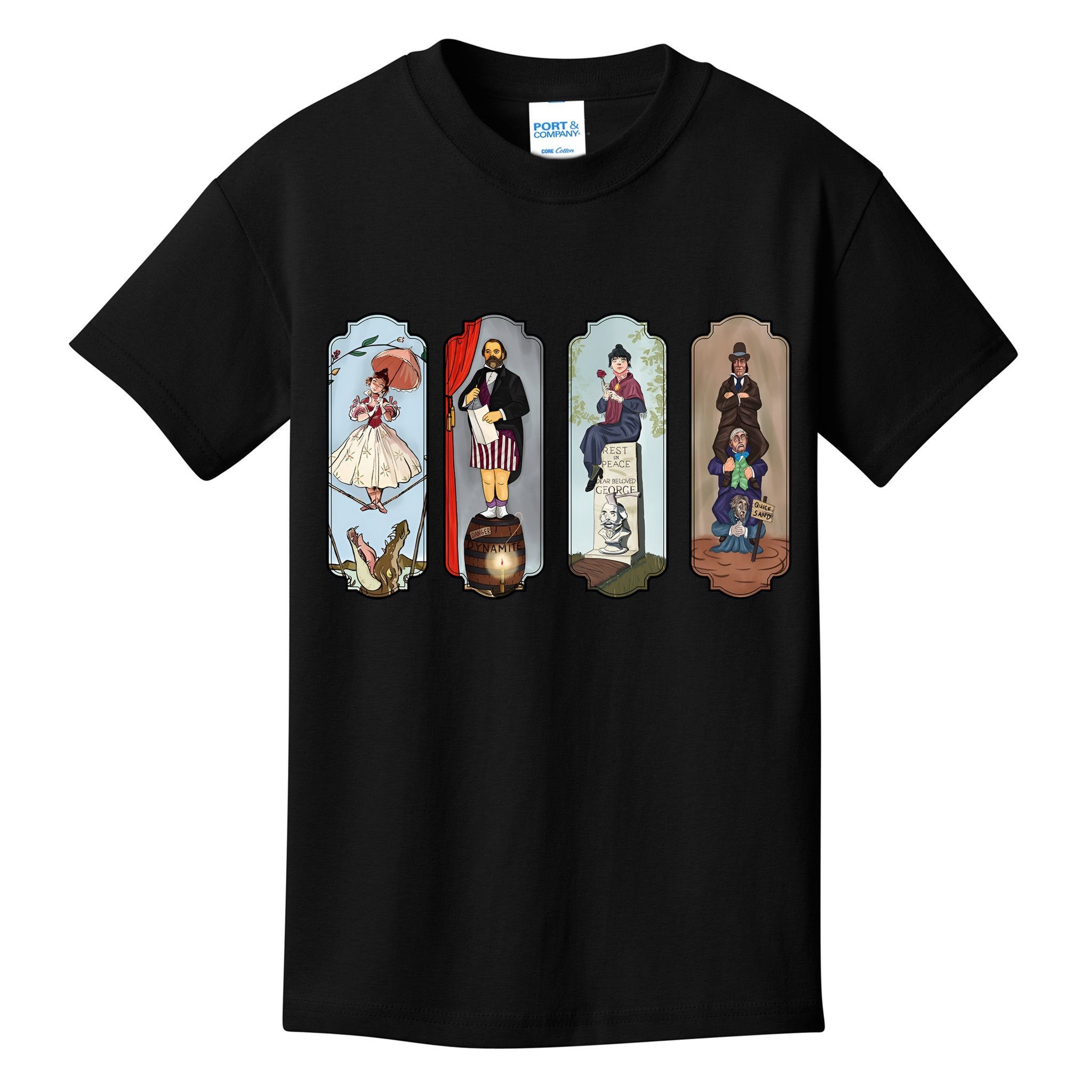 Vintage The Haunted Mansion Halloween For Fan Lover Kids T-Shirt