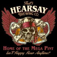 Vintage That's Hearsay Brewing Co Pirate Beer Flatbill Hat