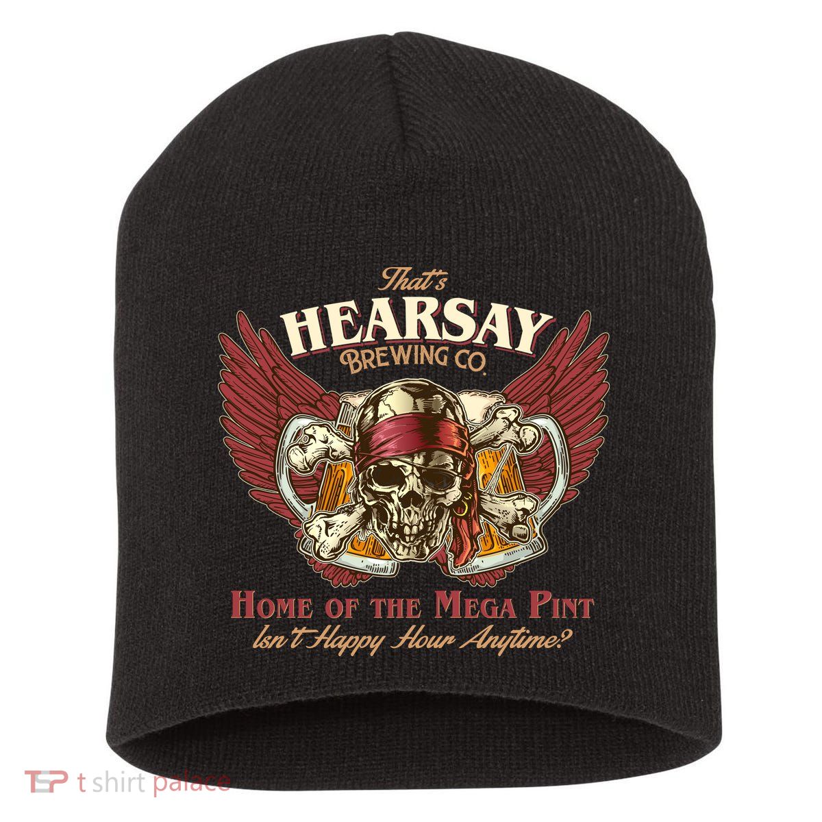 Vintage That's Hearsay Brewing Co Pirate Beer Short Acrylic Beanie
