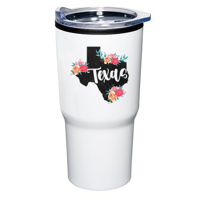 Vintage Texas Home State Map Pride Flowers Retro Rodeo Tumbler