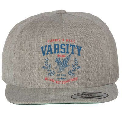 Varsity Team Harris Walz 2024 Wool Snapback Cap