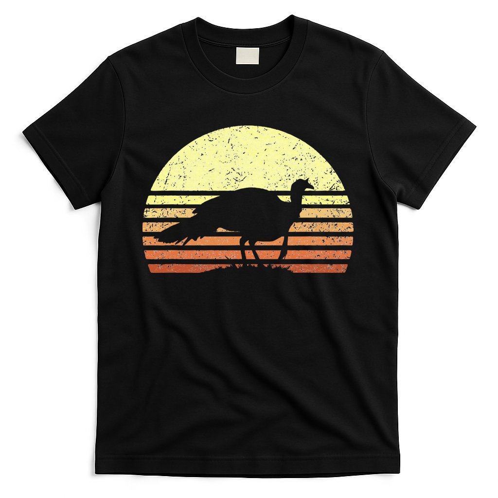 Vintage Turkey Hunting Sunset Thanksgiving Hunters T-Shirt