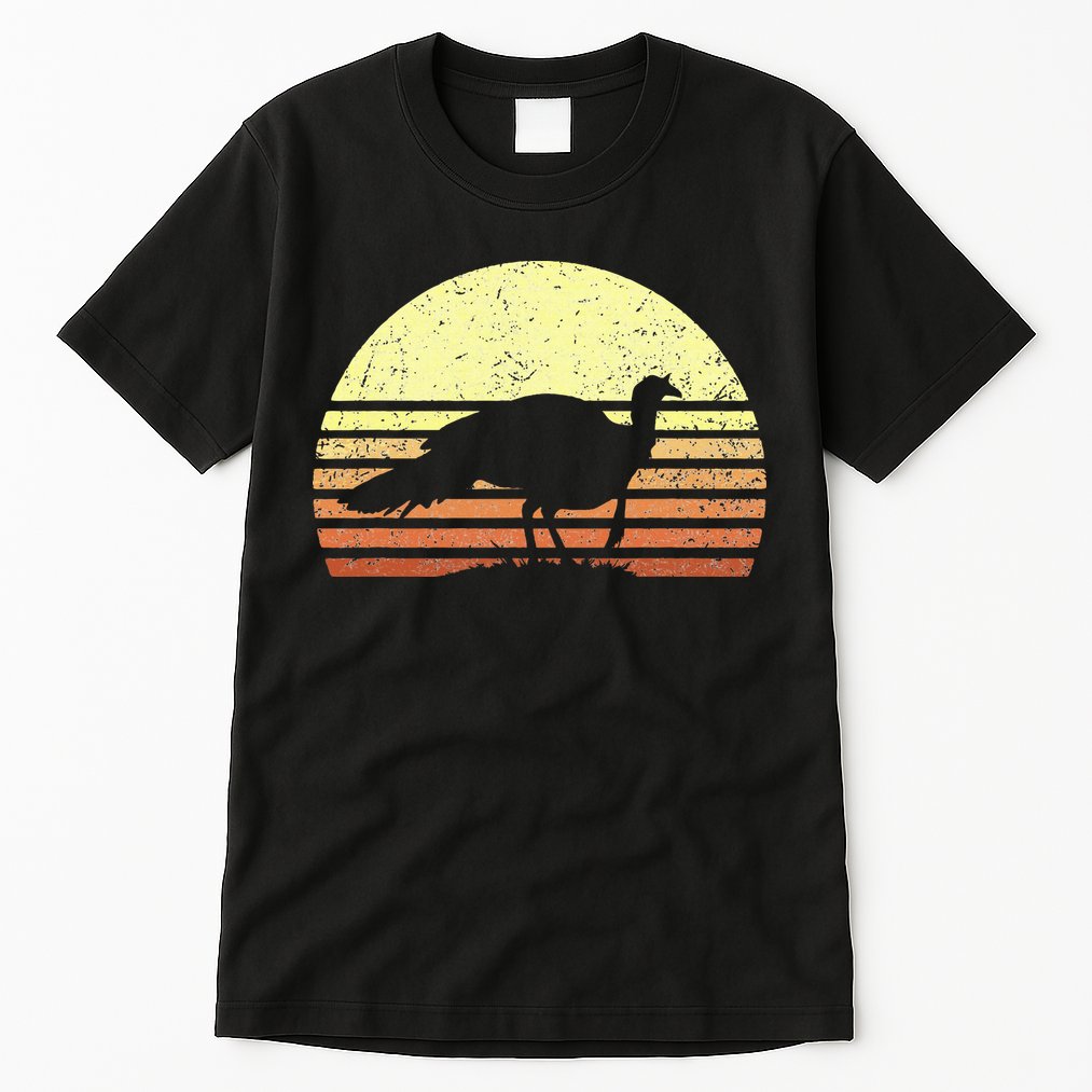 Vintage Turkey Hunting Sunset Thanksgiving Hunters Tall T-Shirt