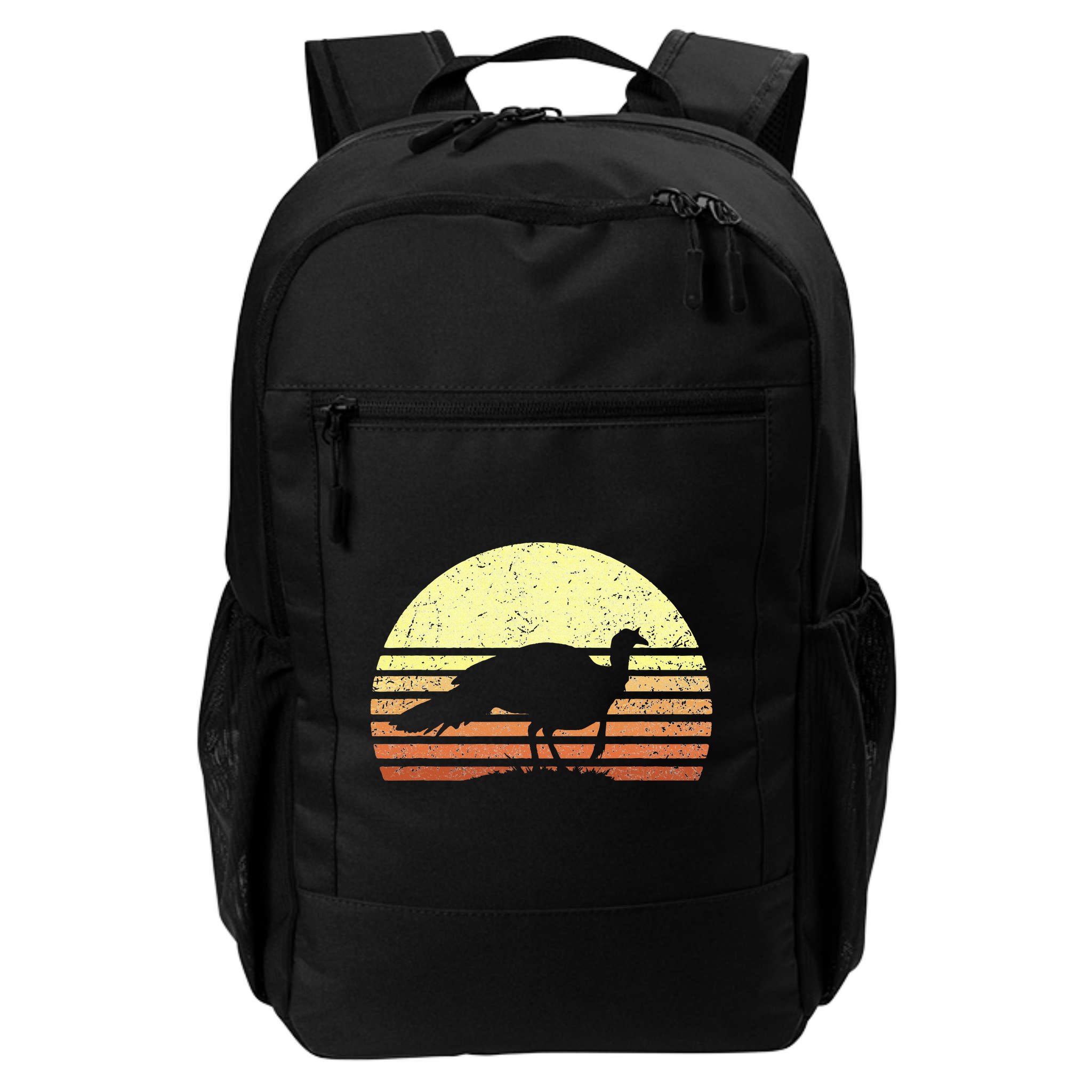 Vintage Turkey Hunting Sunset Thanksgiving Hunters Backpack