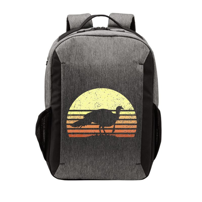 Vintage Turkey Hunting Sunset Thanksgiving Hunters Vector Backpack
