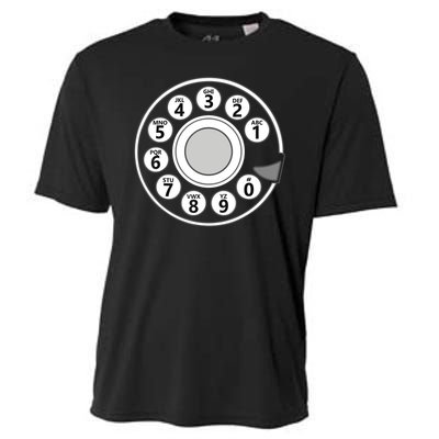 Vintage Telephone Halloween Costume Retro Rotary Phone Dial Cooling Performance Crew T-Shirt