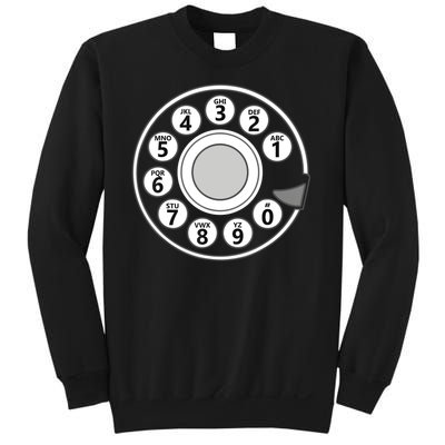 Vintage Telephone Halloween Costume Retro Rotary Phone Dial Sweatshirt