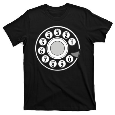 Vintage Telephone Halloween Costume Retro Rotary Phone Dial T-Shirt