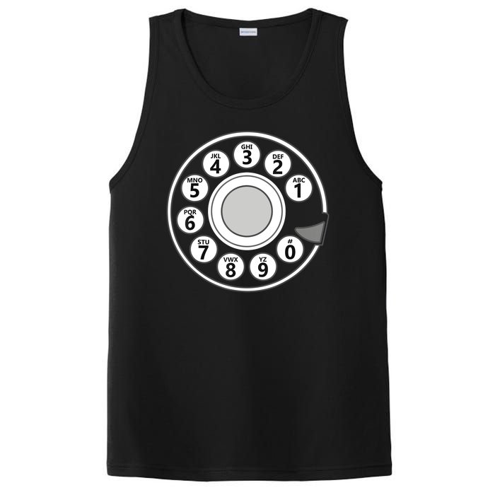 Vintage Telephone Halloween Costume Retro Rotary Phone Dial PosiCharge Competitor Tank