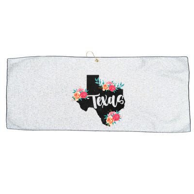 Vintage Texas Home State Map Pride Flowers Retro Rodeo Large Microfiber Waffle Golf Towel