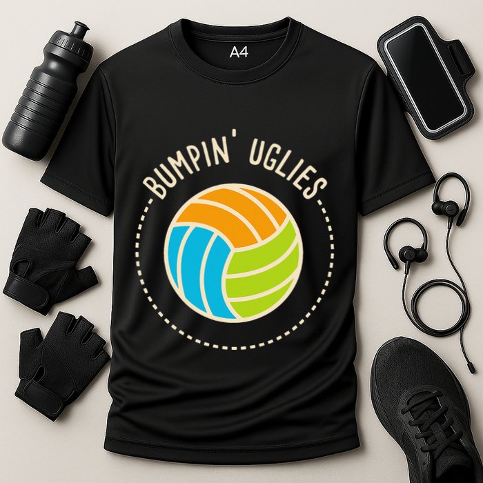 Volleyball Team I Bumpin Uglies I Beach Volleyball Cooling Performance Crew T-Shirt