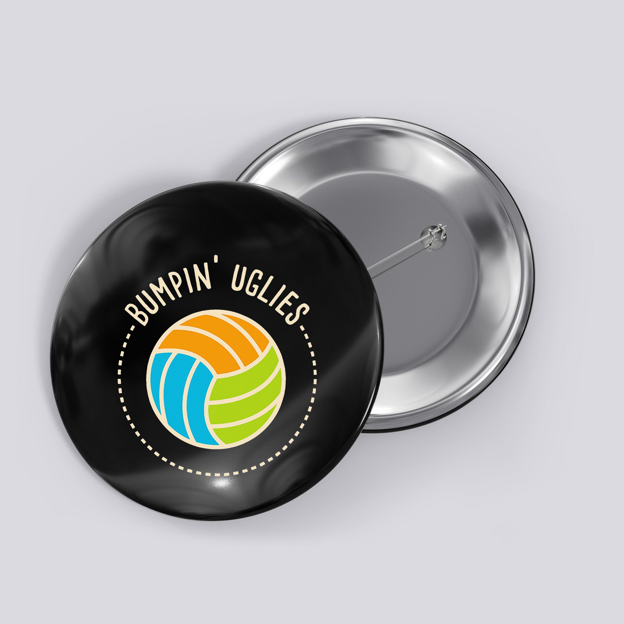 Volleyball Team I Bumpin Uglies I Beach Volleyball Button