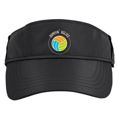 Volleyball Team I Bumpin Uglies I Beach Volleyball Adult Drive Performance Visor