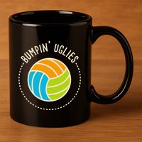 Volleyball Team I Bumpin Uglies I Beach Volleyball 11oz C Handle Ceramic Mug