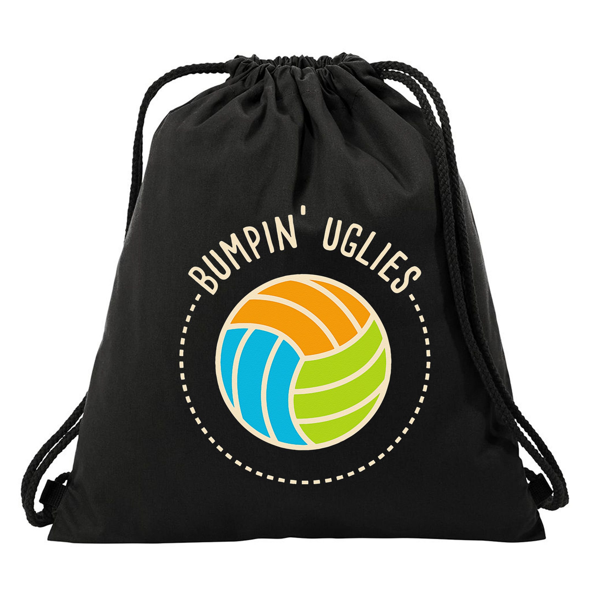 Volleyball Team I Bumpin Uglies I Beach Volleyball Drawstring Bag