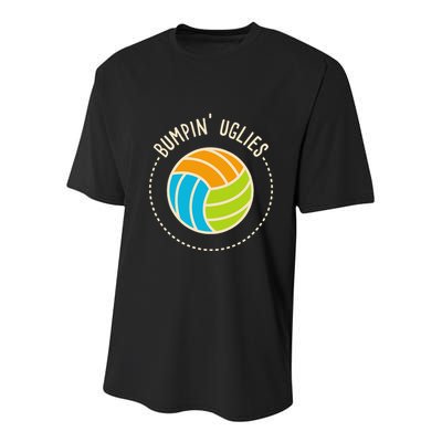 Volleyball Team I Bumpin Uglies I Beach Volleyball Youth Performance Sprint T-Shirt