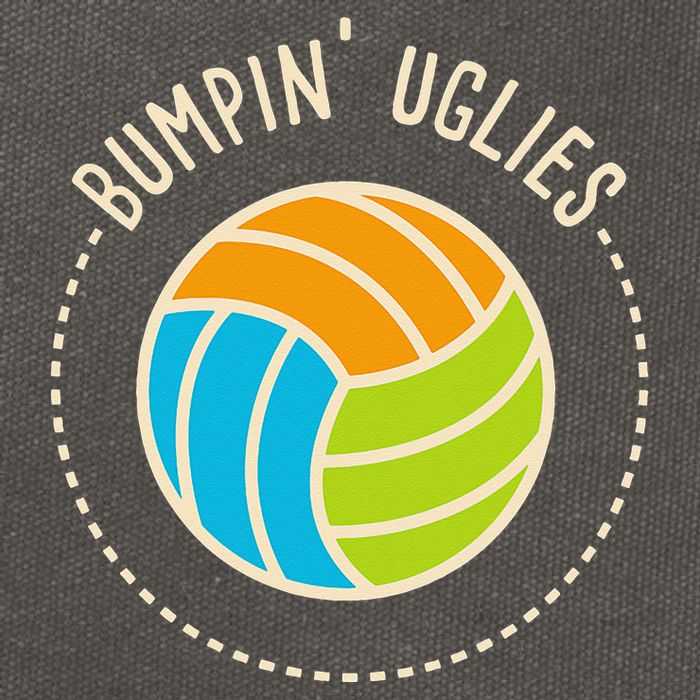 Volleyball Team I Bumpin Uglies I Beach Volleyball Cotton Canvas Backpack