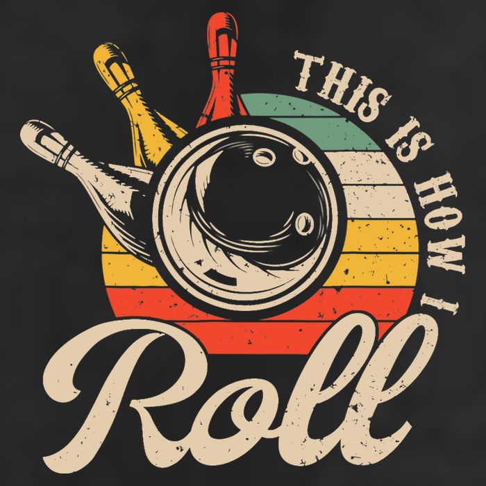 Vintage This Is How I Roll Bowling Players Tee Bowler Tumbler