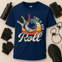 Vintage This Is How I Roll Bowling Players Tee Bowler Performance Shirt