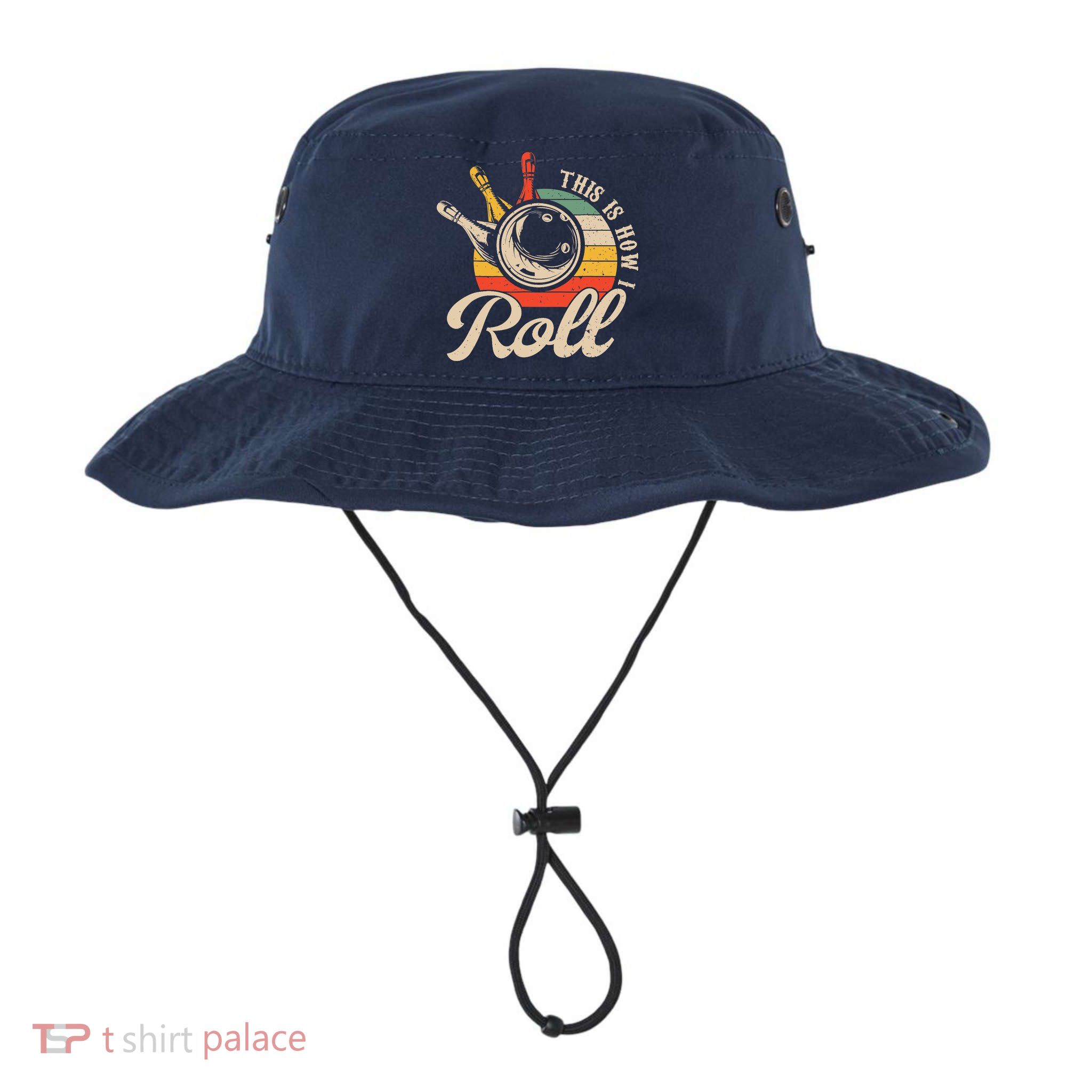 Vintage This Is How I Roll Bowling Players Tee Bowler Bucket Hat